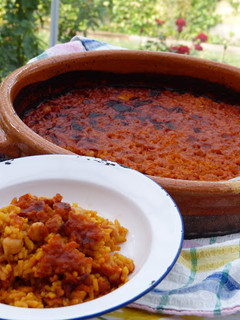 Una foto de Arroz con garbanzos (con y sin thermomix)