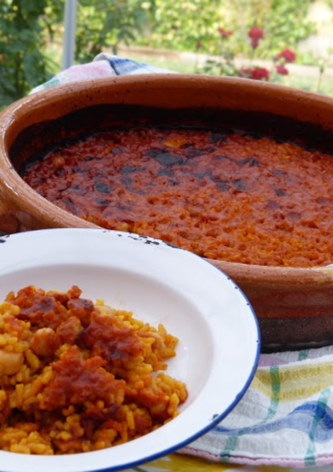 Una foto de Arroz con garbanzos (con y sin thermomix)