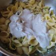 Salsa Alfredo saludable de coliflor
