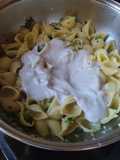 Salsa Alfredo saludable de coliflor