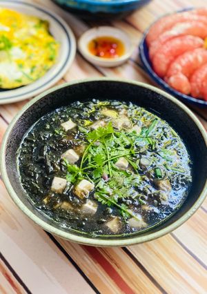 Hình của món Canh Rong Biển.