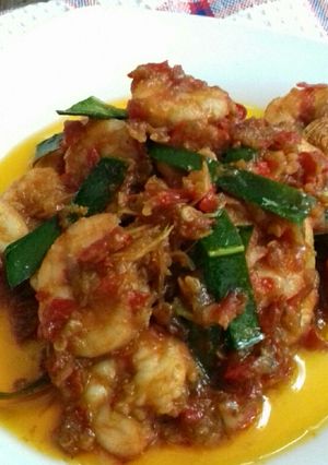 Foto resep Udang Bumbu Trasi Daun Jeruk
