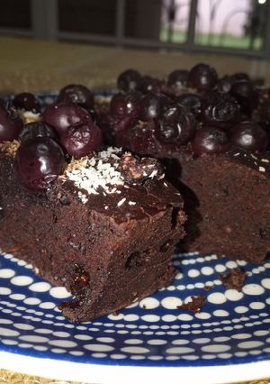 Una foto de Budín con arándanos sin TACC