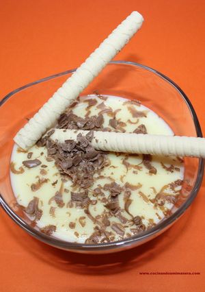 Foto principal de Natillas de chocolate blanco