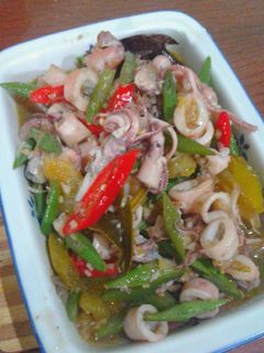 Foto resep Tumis cumi asin buncis