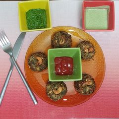 A picture of Hara bhara kabab.