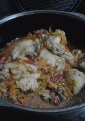 Una foto de Pollo a la cacerola a mi manera
