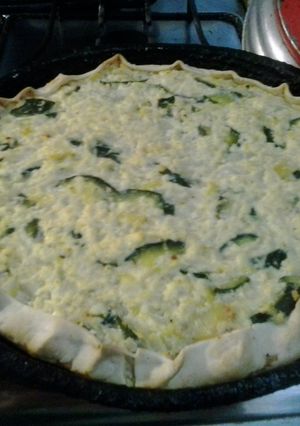Una foto de Tarta espumosa de zapallitos
