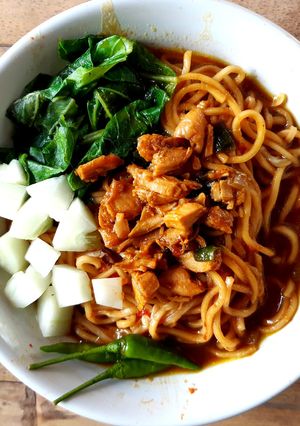 Foto resep Mie Ayam Kuah Kental