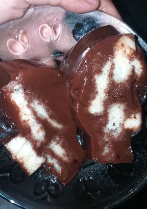 Foto resep Puding coklat roti tawar