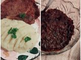 Fokhagymás sült tarja, aszalt szilvás, almás chutney-val.#gluténmentes