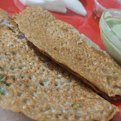 A picture of Millet flour oats Dosa.