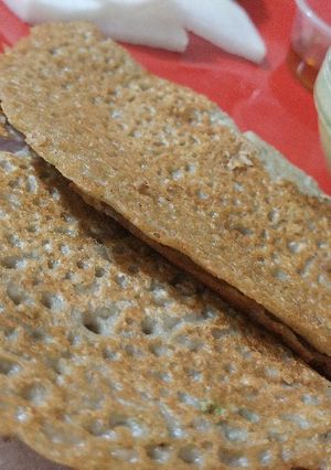 A picture of Millet flour oats Dosa.