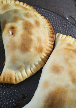 Una foto de Empanadas veganas de soja texturizada