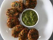 A picture of chickpea vada