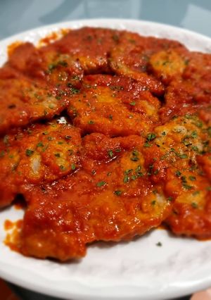Una foto de Filetes de ternera con tomate (Nota 9)