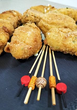Una foto de Croquetas de confit de pato en Moulinex Cuisine Companion