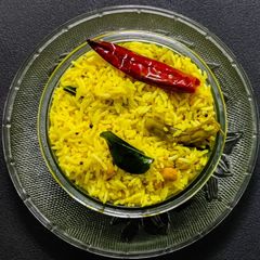 A picture of Tamarind rice(first method).
