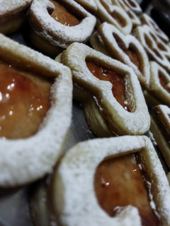 Una foto de Galletas linzer facilitas