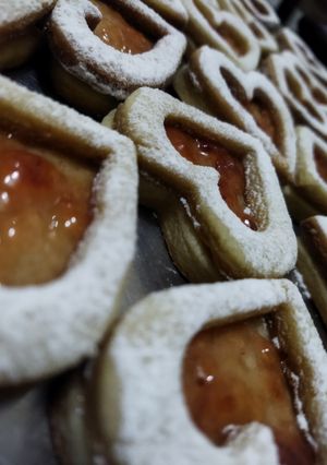 Una foto de Galletas linzer facilitas