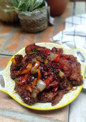 Foto resep #Sayap ayam lada hitam