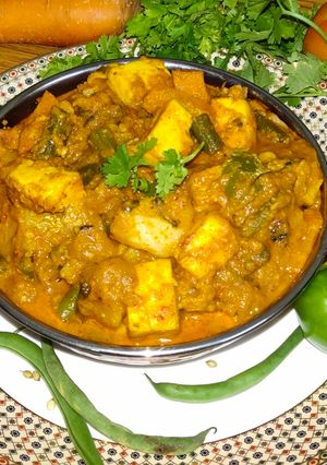 A picture of Veg Kolhapuri Sabzi.