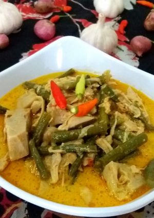 Foto resep Lodeh Nangka Muda Kacang Panjang