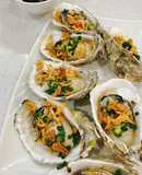 Hàu nướng mỡ hành "KHÔNG TANH"