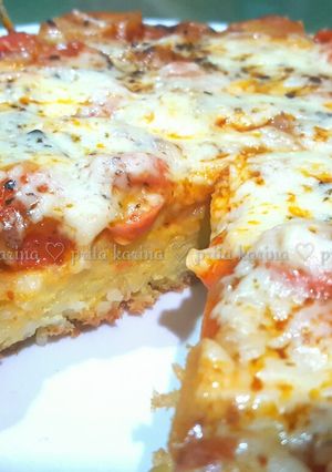 Foto resep Pizza Nasi (no oven, teflon aja)