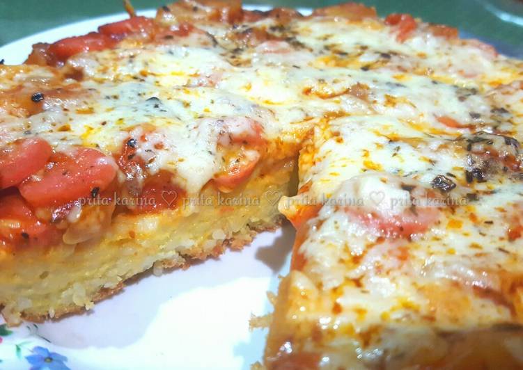 Pizza Nasi (no oven, teflon aja)