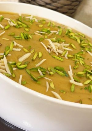 صورة لوصفة عصيدة بحرينية