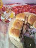 Karachi street style mini bun kabab