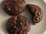 black cocoa cookies
