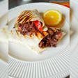 Beef shawarma wrap
