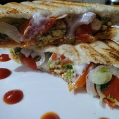 A picture of Paneer Sandwich.