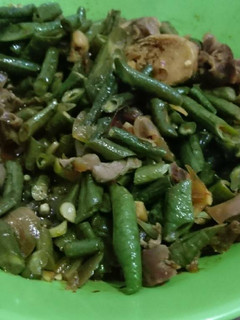 Foto resep Tumis kacang panjang ampela