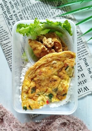 Foto resep Bekal Telur Dadar Bawang