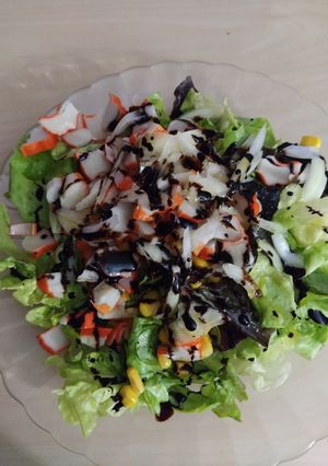 Una foto de Ensalada rápida y fresca
