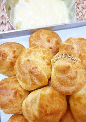 Foto resep Kue Soes Fla Vanilla