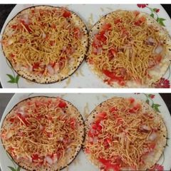 A picture of Masala Papad.