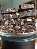Brownies Chocolate Chunks with Almond Slice and Walnuts