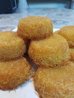 صورة لوصفة كنافة بالجبنة