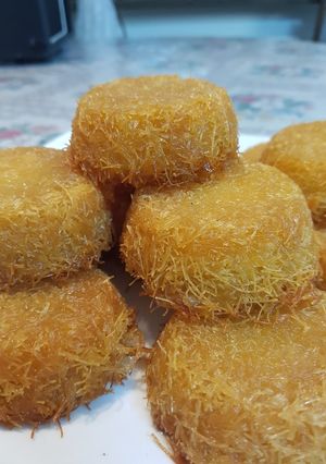 صورة لوصفة كنافة بالجبنة