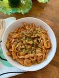 ☆Tagliatelles de Konjac Sauce Beurre de cacahuètes☆