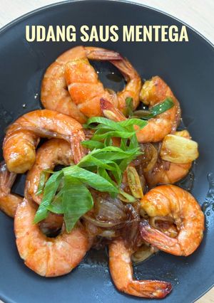Foto resep 🎀 udang saus mentega 🎀