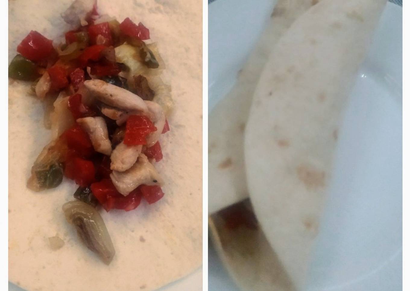 Fajitas de pollo