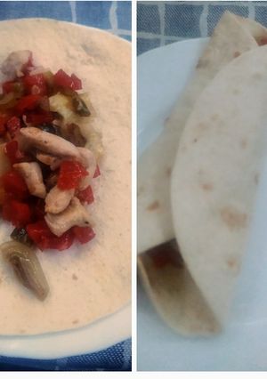 Una foto de Fajitas de pollo