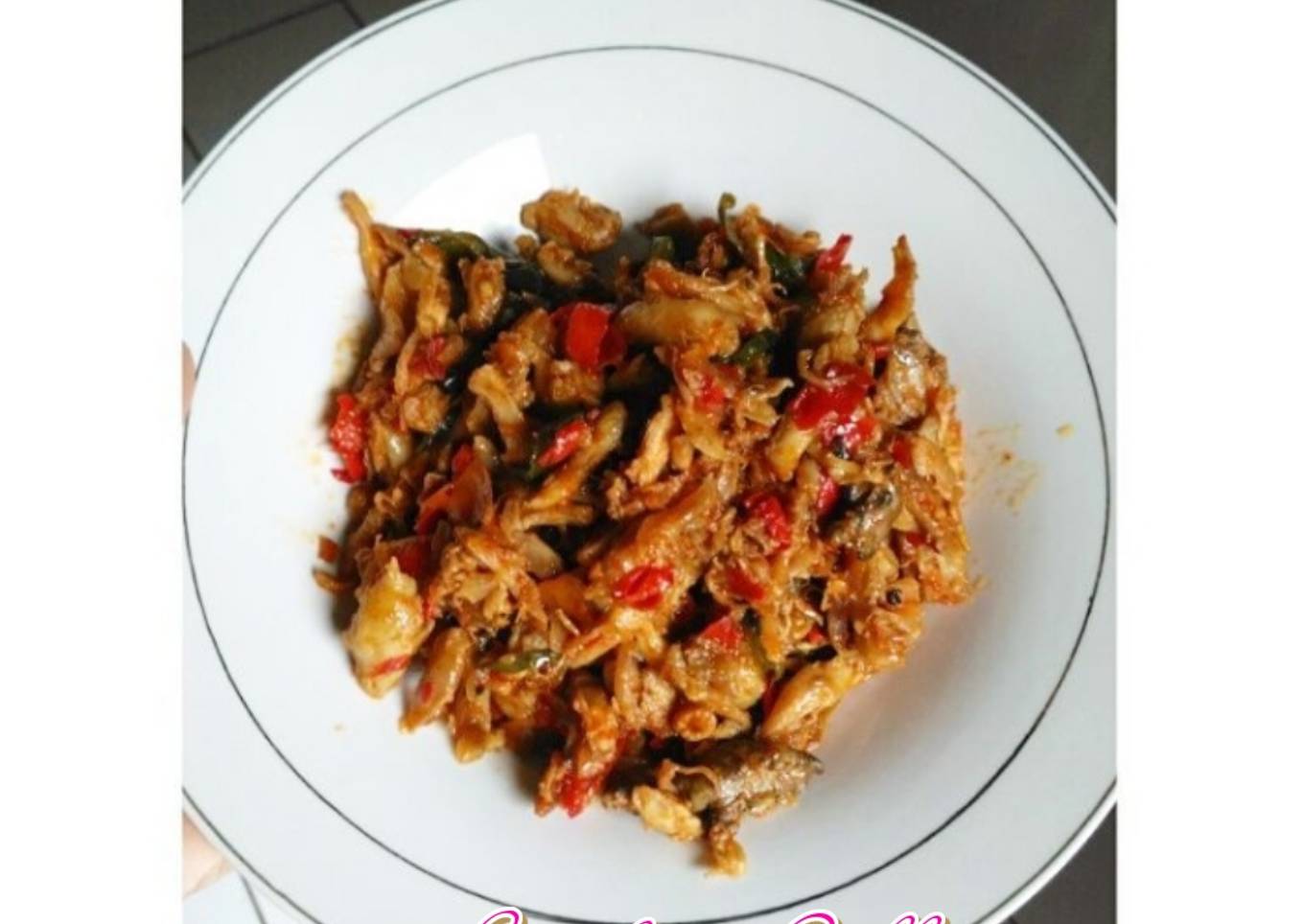 Belado ayam swir simpel