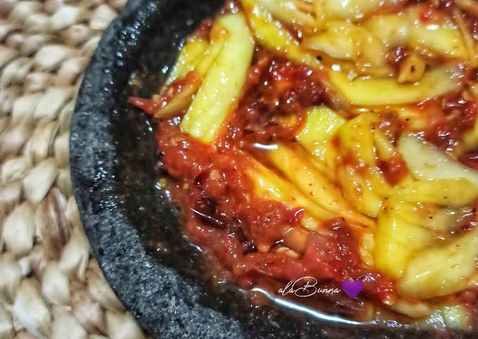 Resep 567 Sambal Mangga Muda Yang Enak Untuk Jualan Resep Sambal Mewah