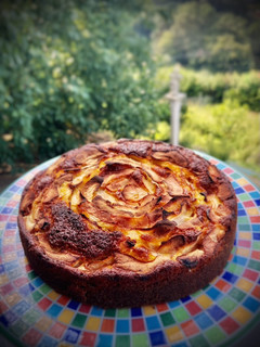Una foto de Bizcocho de manzana